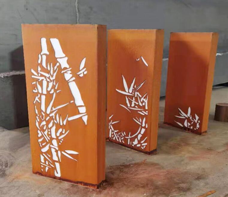 平果锈钢板灯箱