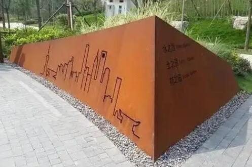 平果耐候钢挡土墙